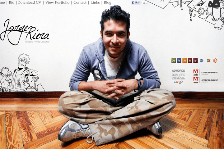 Jorge Riera Graphic website preview